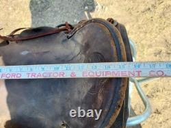 Vintage Sickles St. Louis Mo. 14¾ Western Saddle As Is