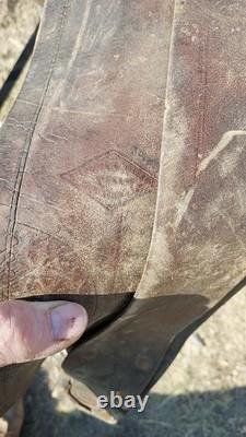 Vintage Stephens Jeffery Lewistown Mt. Square Skirt- 14½ Western Saddle As Is