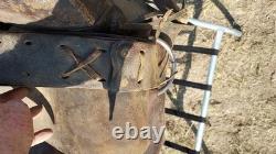 Vintage Stephens Jeffery Lewistown Mt. Square Skirt- 14½ Western Saddle As Is