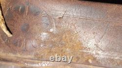 Vintage Stephens Jeffery Lewistown Mt. Square Skirt- 14½ Western Saddle As Is