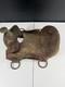 Vintage Tooled Leather Western Saddle Brass Horn Floral Carving Old Ranch