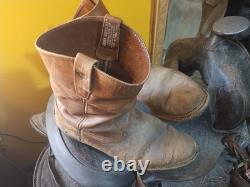 Vintage Tooled Leather Western Saddle Floral Design/ Hat/ Boots/Horns