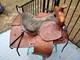 Vintage Tooled Leather Western Saddle Ocala Estate Find! Photos For Measurent