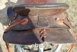 Vintage Toomeys Lewistown Mont. Western Saddle 14 seat