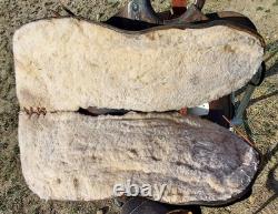 Vintage Toomeys Lewistown Mont. Western Saddle 14 seat