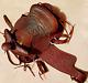 Vintage Usa Western Ranch Roping Horse Saddle 15 Thick Oil Leather Tooling Used