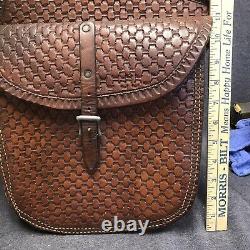 Vintage Western Cowboy Horse Saddle Bags Quality Shop Hand Crafted Leather 39