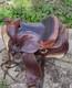 Vintage Western Cowboy Horse Saddle Leather Floral Hand Carved Tooling