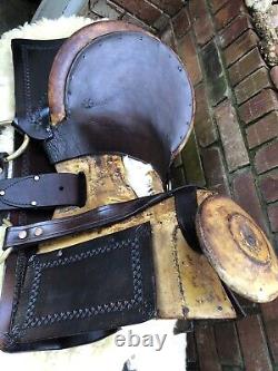 Vintage Western Hope Saddle Restored Ridable! Donkey/Mule Saddle Narrow Tree