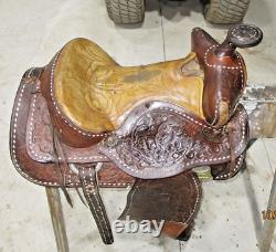 Vintage Western Leather Horse Saddle (Estate Find)