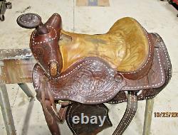 Vintage Western Leather Horse Saddle (Estate Find)