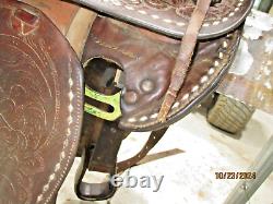 Vintage Western Leather Horse Saddle (Estate Find)