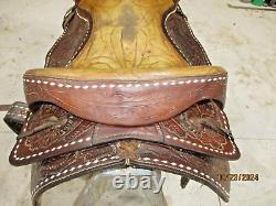 Vintage Western Leather Horse Saddle (Estate Find)