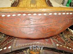 Vintage Western Leather Horse Saddle (Estate Find)