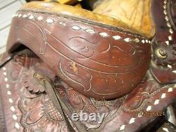 Vintage Western Leather Horse Saddle (Estate Find)