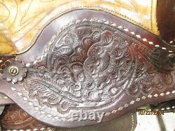 Vintage Western Leather Horse Saddle (Estate Find)