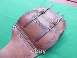 Vintage Western Leather Saddle Bags G. Mittleider Meridian Idaho Saddle Maker