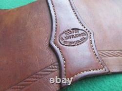 Vintage Western Leather Saddle Bags G. Mittleider Meridian Idaho Saddle Maker