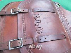 Vintage Western Leather Saddle Bags G. Mittleider Meridian Idaho Saddle Maker