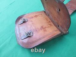 Vintage Western Leather Saddle Bags G. Mittleider Meridian Idaho Saddle Maker