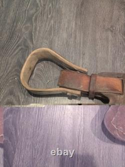 Vintage Western RBA Leather Horse Saddle 16 Cowboy Needs TLC Decor