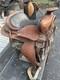 Vintage Western Saddle 15 Brown Tooled Leather Stirrups Horse Riding Cowboy