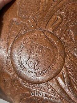 Vintage Western Saddle Company Tooled Leather Excellent Trail / pleasure