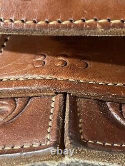 Vintage Western Saddle Company Tooled Leather Excellent Trail / pleasure