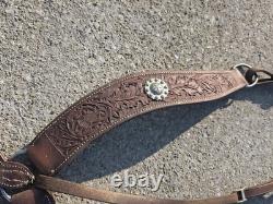 Vintage Western Saddle Custom Hand Carved Leather