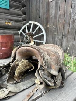 Vintage Western Saddle From Jackson Hole Wyoming