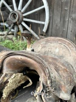 Vintage Western Saddle From Jackson Hole Wyoming