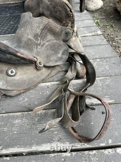 Vintage Western Saddle From Jackson Hole Wyoming