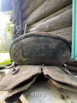 Vintage Western Saddle From Jackson Hole Wyoming