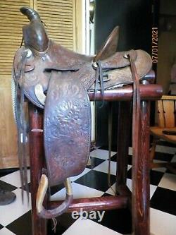 Vintage Western Saddle Otto F. Ernst