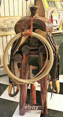 Vintage Western Saddle Otto F. Ernst