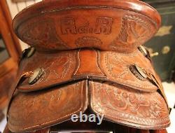 Vintage Western Saddle Otto F. Ernst