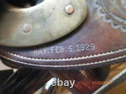 Vintage Western Saddle Otto F. Ernst