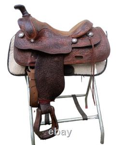 Vintage Western Show Saddle, Serial Number Stamped, Circle Y