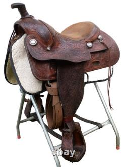 Vintage Western Show Saddle, Serial Number Stamped, Circle Y