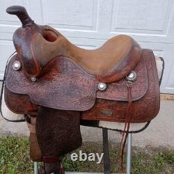 Vintage Western Show Saddle, Serial Number Stamped, Circle Y