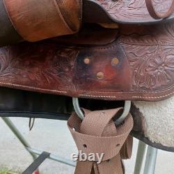Vintage Western Show Saddle, Serial Number Stamped, Circle Y
