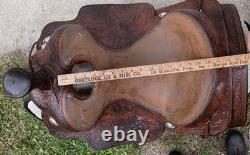 Vintage Western Show Saddle, Serial Number Stamped, Circle Y