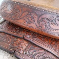 Vintage Western Show Saddle, Serial Number Stamped, Circle Y