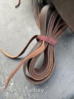 Vintage Western Slick Seat Cowboy Saddle 14.5 Inch Pleasure Trail Horse Leather
