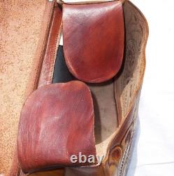 Vintage Western Tooled Leather Saddle Bags Horse Tack Made in Mexico Impressive