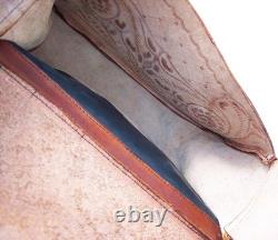 Vintage Western Tooled Leather Saddle Bags Horse Tack Made in Mexico Impressive