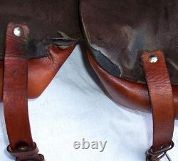 Vintage Western Tooled Leather Saddle Bags Horse Tack Made in Mexico Impressive