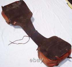 Vintage Western Tooled Leather Saddle Bags Horse Tack Made in Mexico Impressive