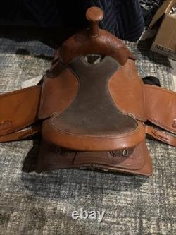 Vintage Western Y Saddle Imported From Texas Bought In 1990 And Was Never Used