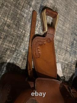 Vintage Western Y Saddle Imported From Texas Bought In 1990 And Was Never Used